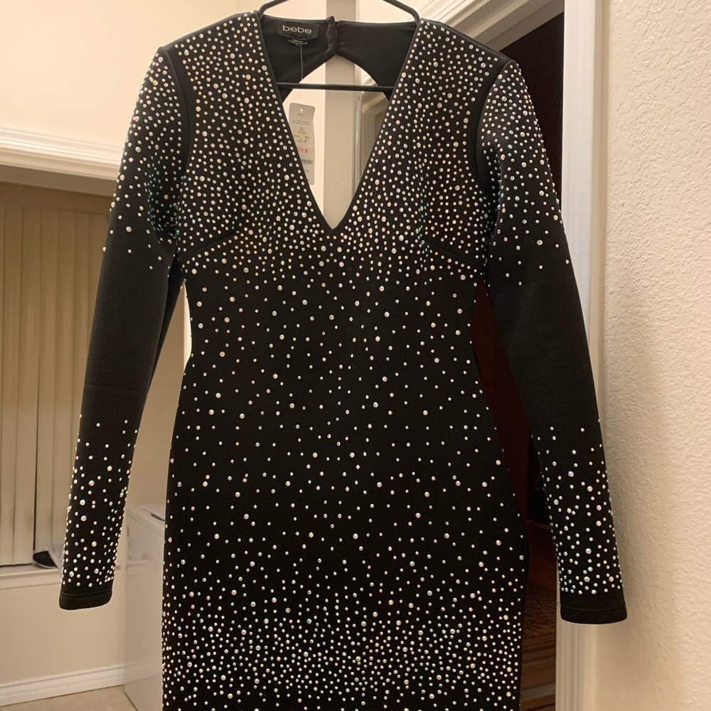 Bebe mini scuba dress